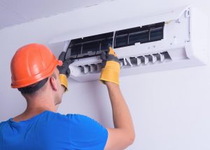 changing out air conditioner in a home
